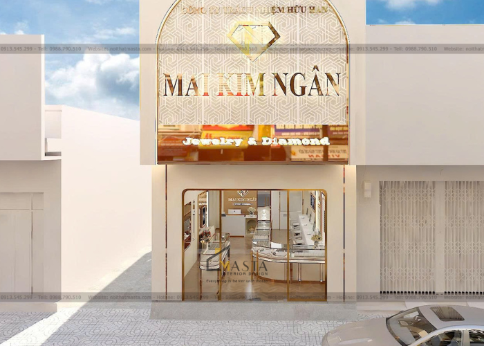 Thiết Kế Tiệm Vàng Mai Kim Ngân, Cần Giờ